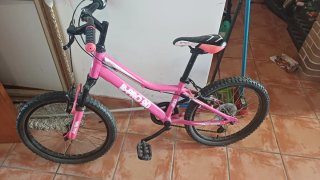 Bicicleta infantil rosa D-PRO 90