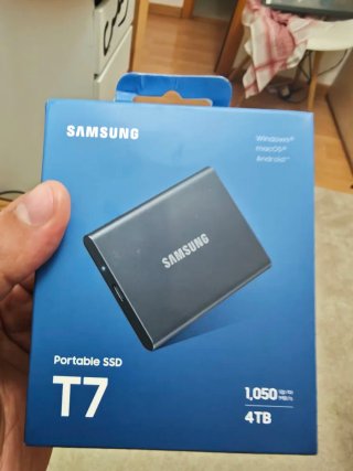 Samsung T7 4TB SSD Portátil Nuevo