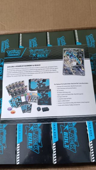 Pokemon Black Bolt Elite Trainer Box (Inglés)