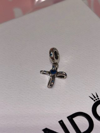 Conjunto Pandora Corazón y Cruz Azul