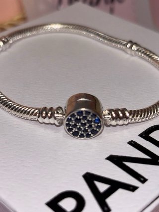 Conjunto Pandora Corazón y Cruz Azul
