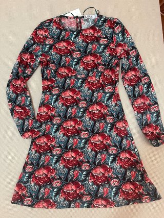 Vestido estampado floral talla S