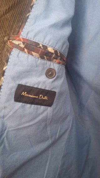 Americana Massimo Dutti Marrón Talla L