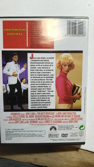 DVD El Profesor Chiflado Jerry Lewis