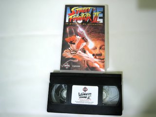 VHS Street Fighter II Película Anime