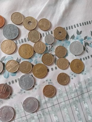 34 Monedas España y Otros Países