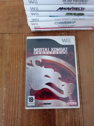 Mortal Kombat Armageddon Wii completo.