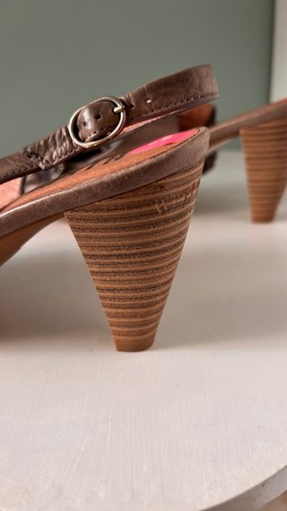 Zapatos Hispanitas tacón mujer marrón T.38
