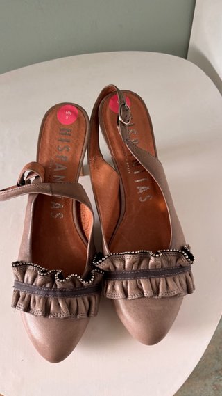 Zapatos Hispanitas tacón mujer marrón T.38