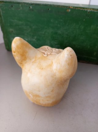 Cabeza Diosa Bastet Antigua Gato Piedra
