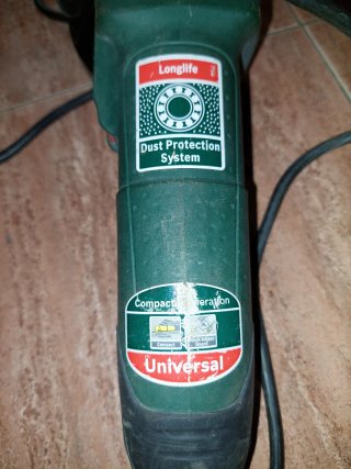 Radial amoladora Bosch PWS 700-115 con maletín