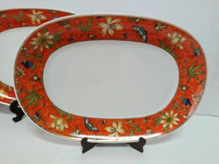 BANDEJA PORCELANA VILLEROY & BOSCH y 3 BANDEJAS PE