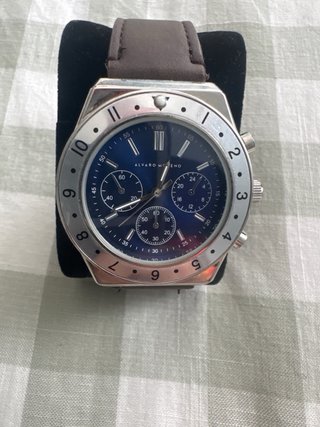 Reloj Alvaro Moreno Azul y Marrón