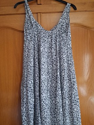 Vestido largo flores