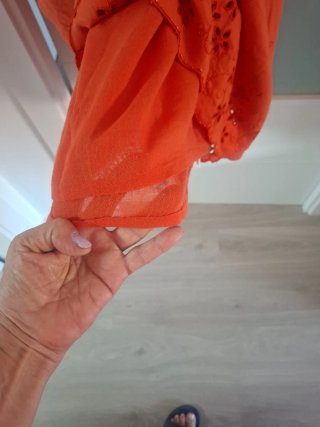 Vestido naranja Cotton Tales talla L