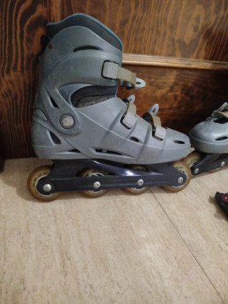Patines en línea grises decathlon talla 45