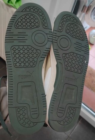 Zapatillas Puma Talla 46 Blancas y Verdes