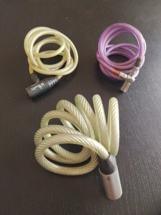 Lote de candados y llaves para bicicleta