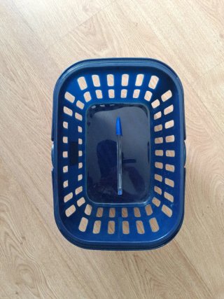Cestino giocattolo blu Lidl