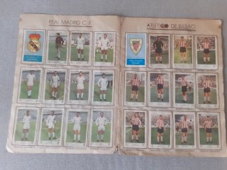 Álbum cromos fútbol Liga 1959-1960