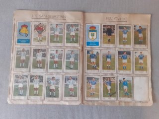 Álbum cromos fútbol Liga 1959-1960