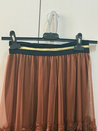 Falda larga tul y encaje SBS Talla S