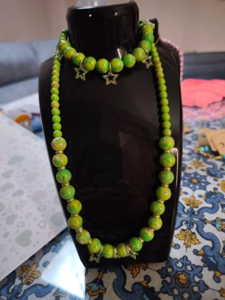 Conjunto de bisutería hecho a mano