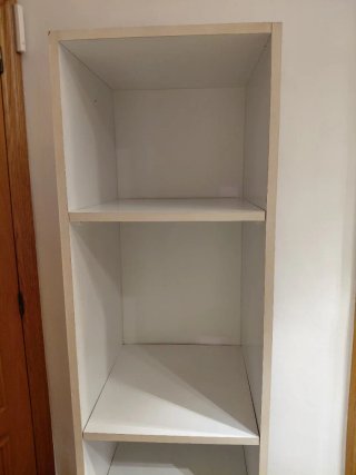 Estantería Columna Blanca