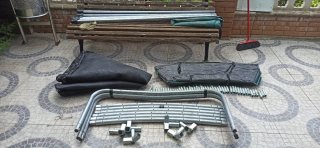 Cama elástica para jardín Decathlon  240 cms
