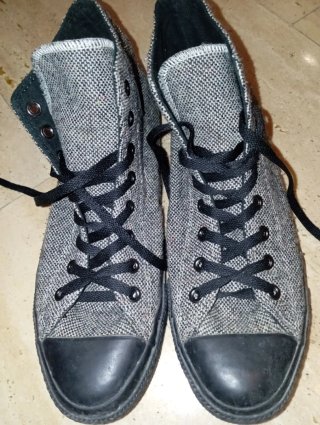 2 Pares Converse Hombre Negro # 43 originales