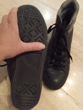 2 Pares Converse Hombre Negro # 43 originales