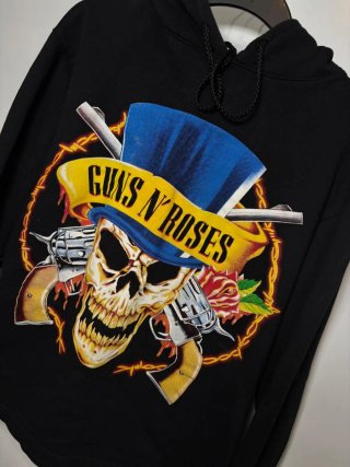 Sudadera Guns N' Roses Vintage 90s Negra