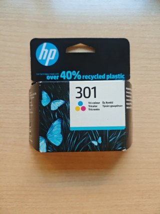 Pack Cartuchos HP 301 Originales (Negro+Tricolor).