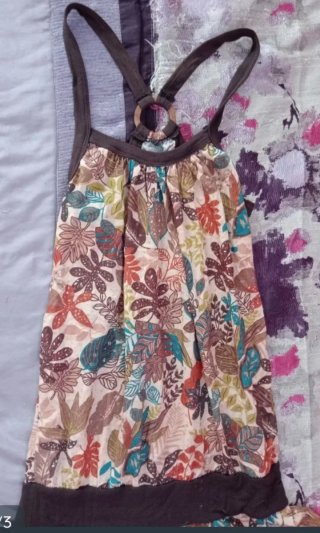 Vestido estampado floral mujer Talla M