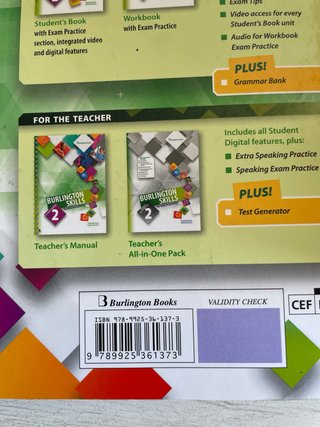 BURLINGTON SKILLS FOR 2 BACH STUDENT'S BOOK