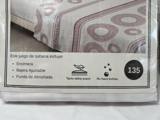 Juego de sábanas 3 piezas