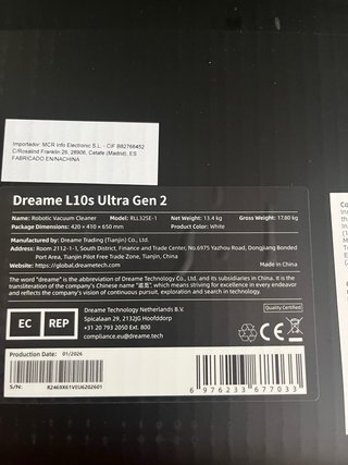 Robot aspirador Dream L10s Ultra Gen 2