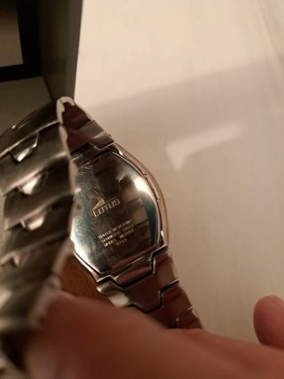 Reloj Lotus Hombre Plata y Blanco