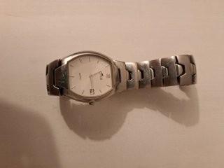 Reloj Lotus Hombre Plata y Blanco