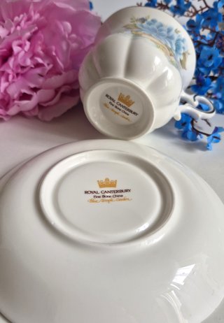Taza y platillo porcelana inglesa