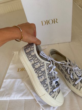 Zapatos Dior Beige/Gris