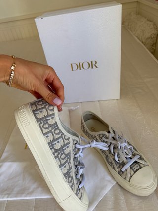 Zapatos Dior Beige/Gris