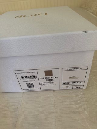 Zapatos Dior Beige/Gris