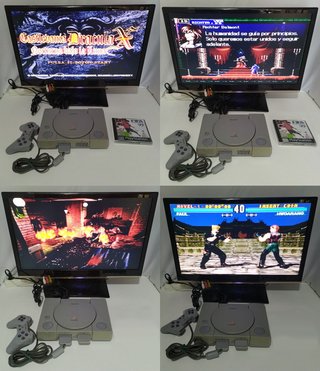 Consola PS1 PSX SCPH 7502 + FIFA98 + CH-I.P+(LEED)