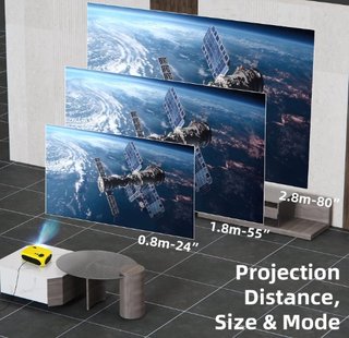 Proyector de Cine Video Full HD 1080P