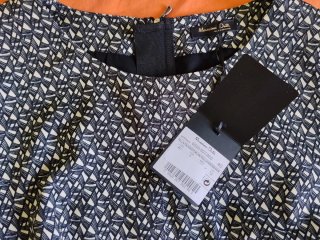 Vestido sin mangas estampado