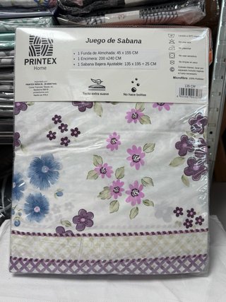 Juego de sábanas 3 piezas