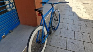 Bicicleta Fixie Azul - Sin Marcha