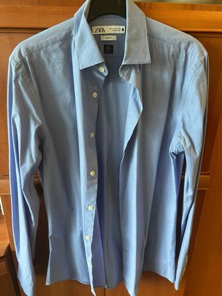 Camisa Zara Slim Fit Hombre Talla S