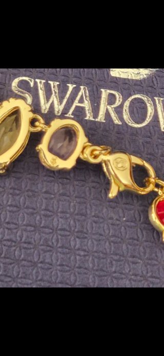 Colar Swarovski pedras mistas